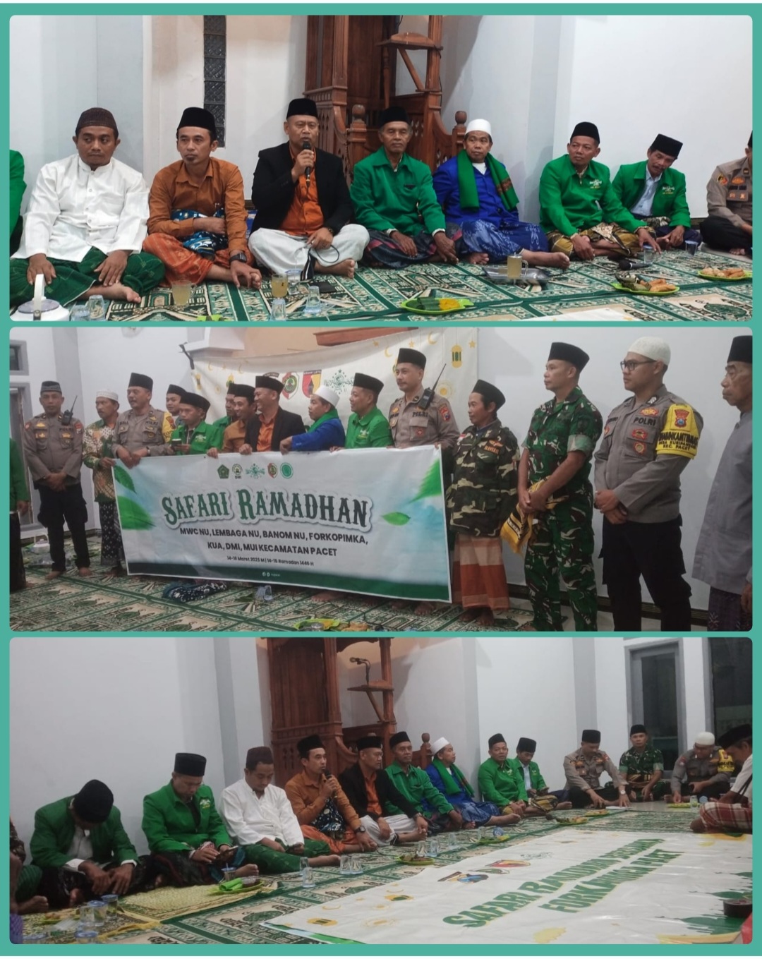 SAFARI RAMADHAN 1446 H TAHUN 2025 FORKOPIMCA PACET BERSAMA MWC NU PACET DI MASJID NURUL HUDA DSN. WARUBINATUR DS. KURIPANSARI